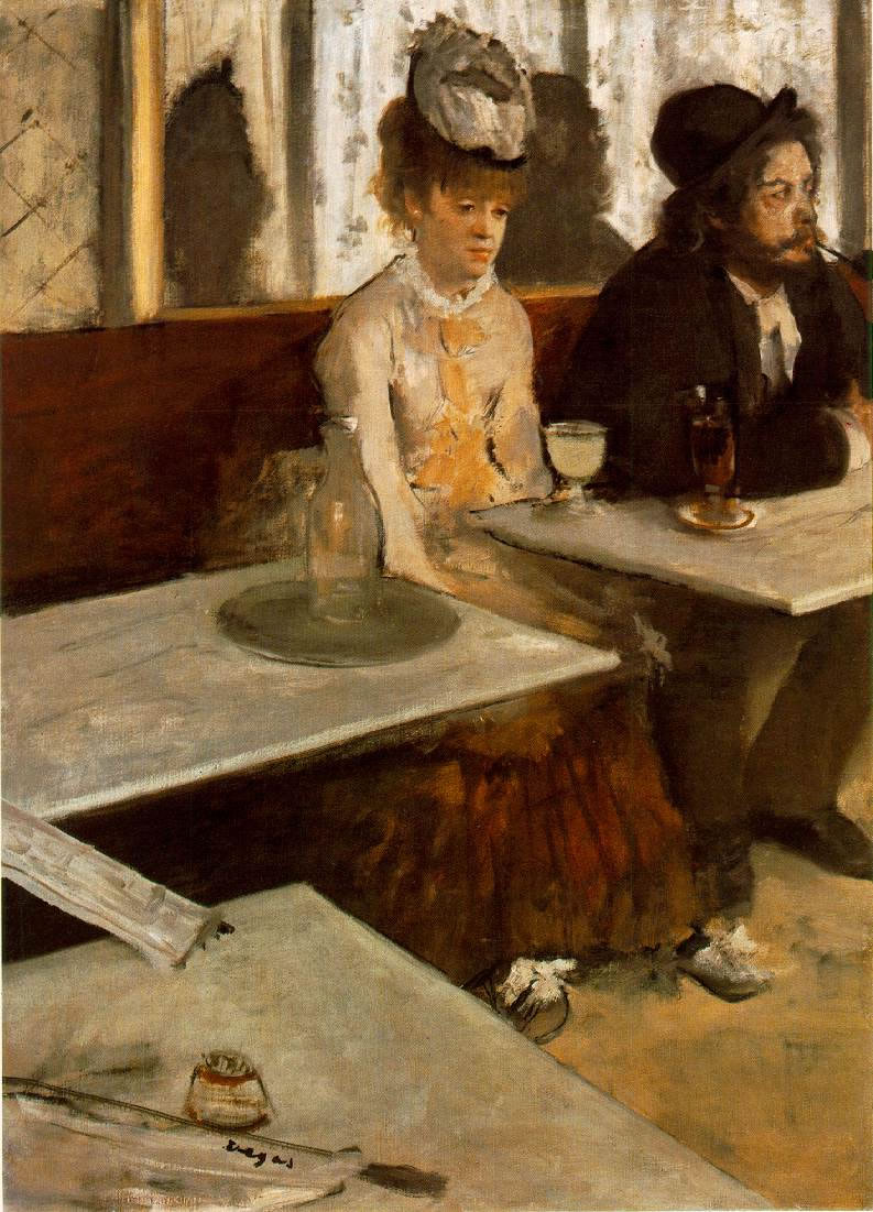 La absenta de Edgar Degas/http://leitersblues.com/2011/03/la-absenta-edgar-degas/