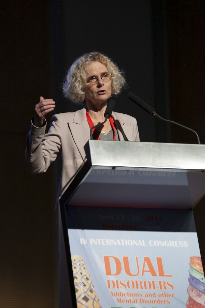 Nora Volkow durante su intervención en el congreso de Patología Dual / InD