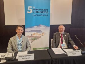 Sergio Fernández Artamendi y Francisco Pascual Pastor en el congreso internacional sobre socidrogalcohol